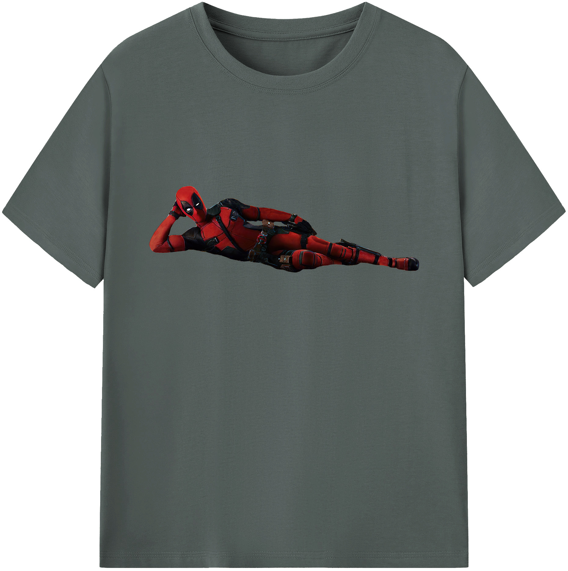 （画像用） Deadpool デッドプール 綿100％ メンズ半袖Tシャツ｜肌触りやわらか＆通気性